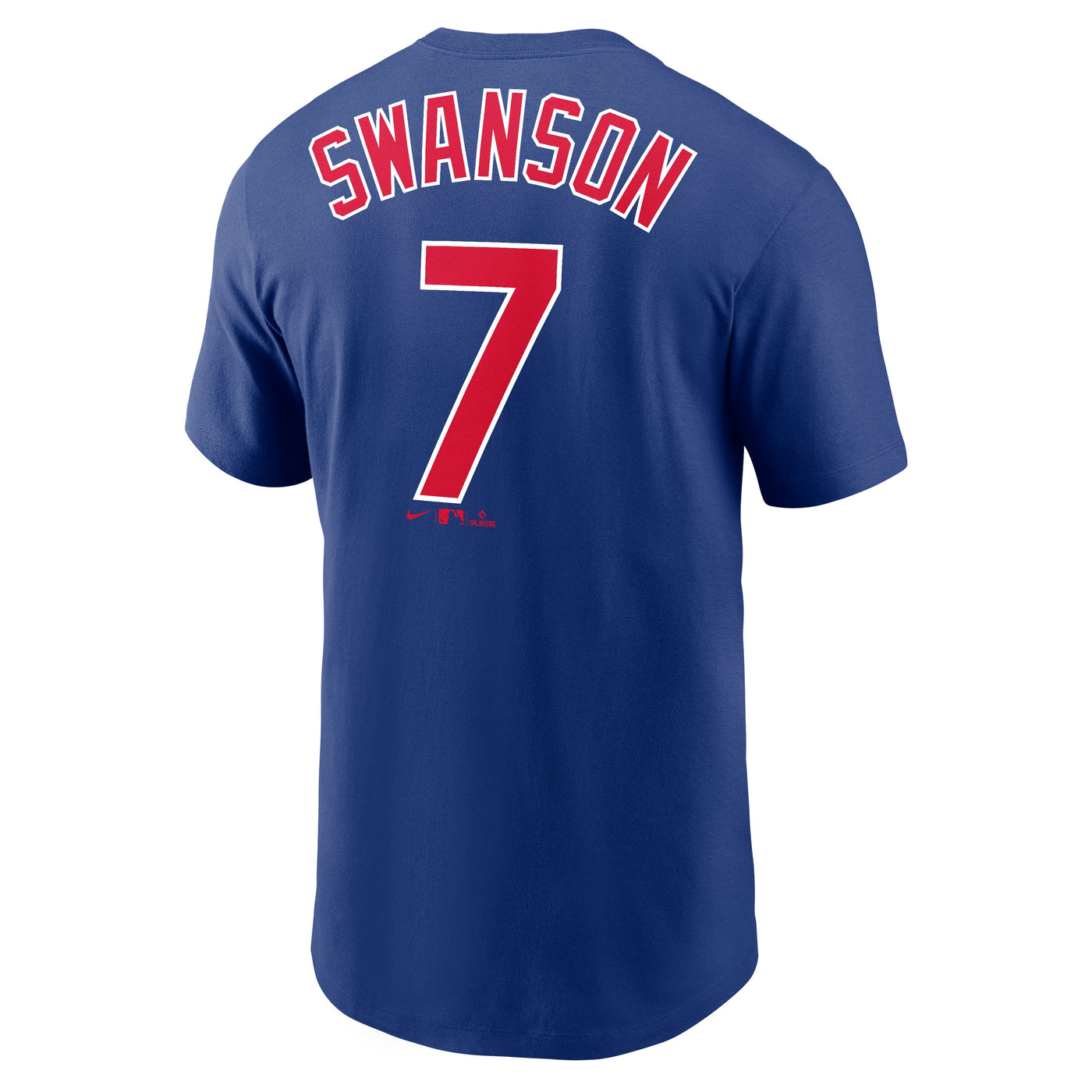 CHICAGO CUBS NIKE MEN'S DANSBY SWANSON NAME AND NUMBER TEE