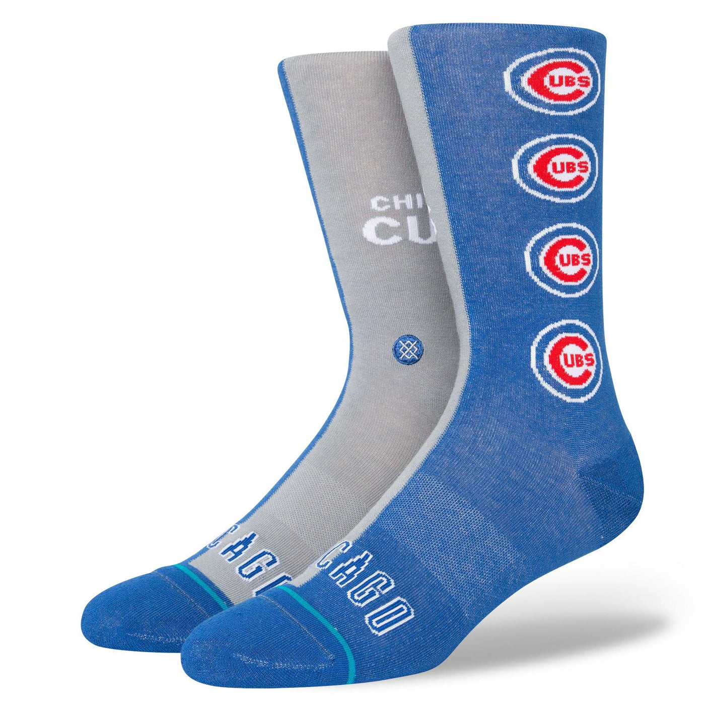 CHICAGO CUBS PARKWAY SPLIT CREW SOCKS