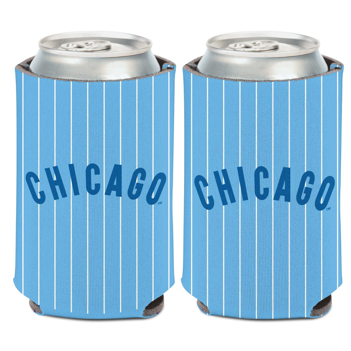 CHICAGO CUBS WINCRAFT LIGHT BLUE PINSTRIPE KOOZIE