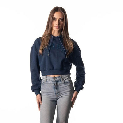 CHICAGO CUBS THE WILD COLLECTIVE WOMEN'S 1914 CROP HOODIE