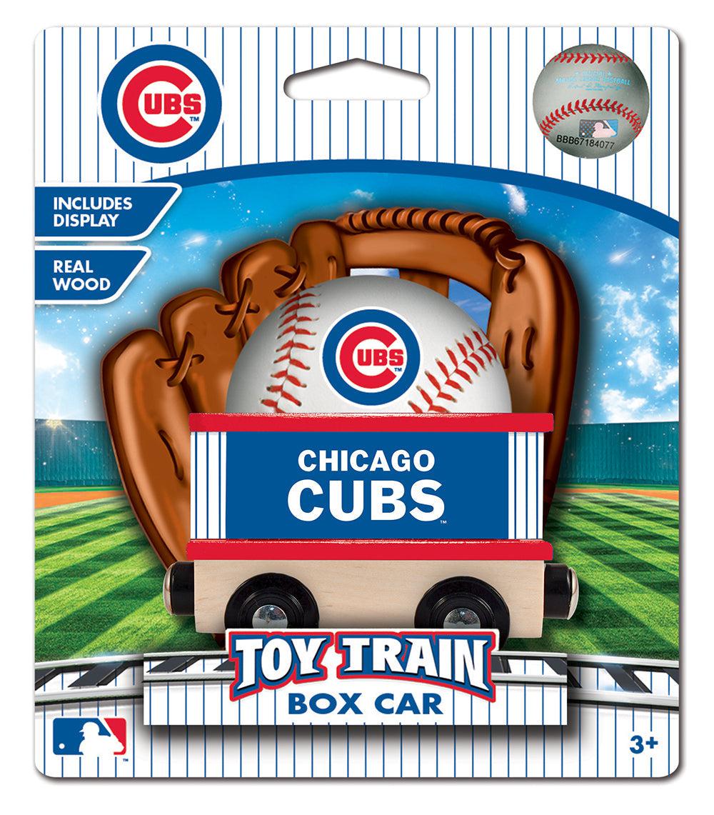 CHICAGO CUBS MASTERPIECE WOODEN TRAIN BOXCAR