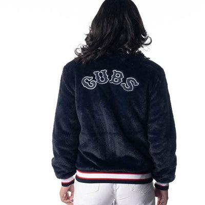 CHICAGO CUBS THE WILD COLLECTIVE WOMEN'S REVERSIBLE 1914 JACKET