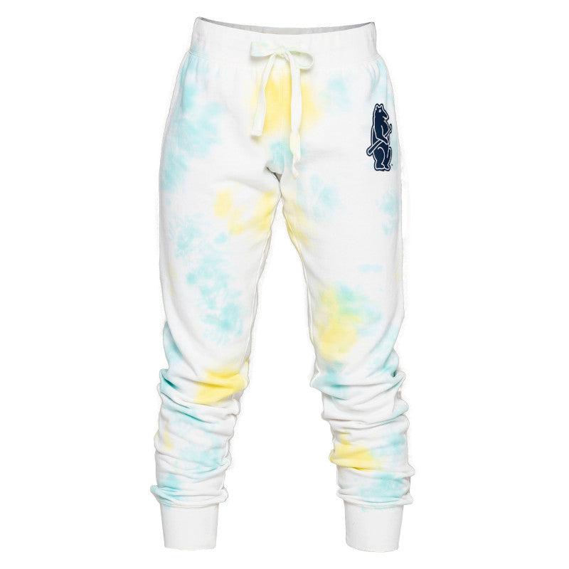 CHICAGO CUBS NEW ERA WOMEN'S 1914 TIE DYE JOGGERS Bottoms NEW ERA CAP COMPANY INC
