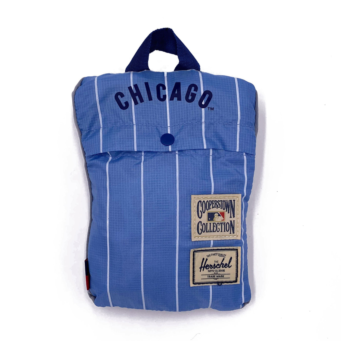 PINSTRIPE PACKABLE CHICAGO CUBS DAYPACK - Ivy Shop