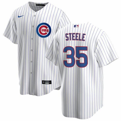 REPLICA CHICAGO CUBS JUSTIN STEELE JERSEY - HOME - Ivy Shop