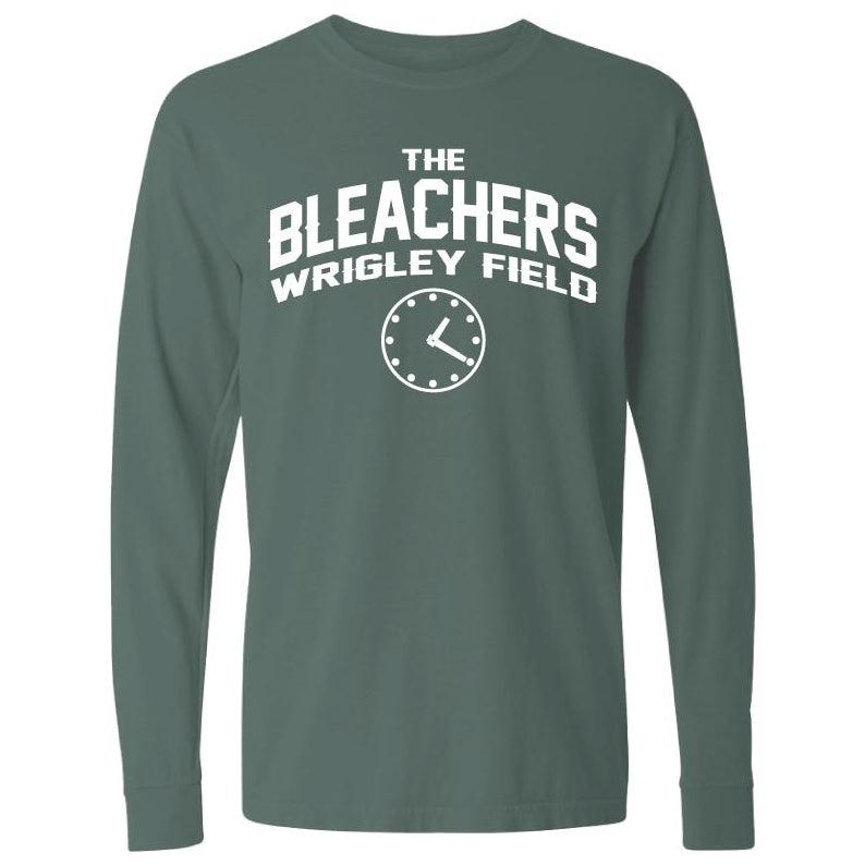 BLEACHER CLOCK WRIGLEY FIELD LONG SLEEVE TEE Long Sleeve Tees BEANTOWN